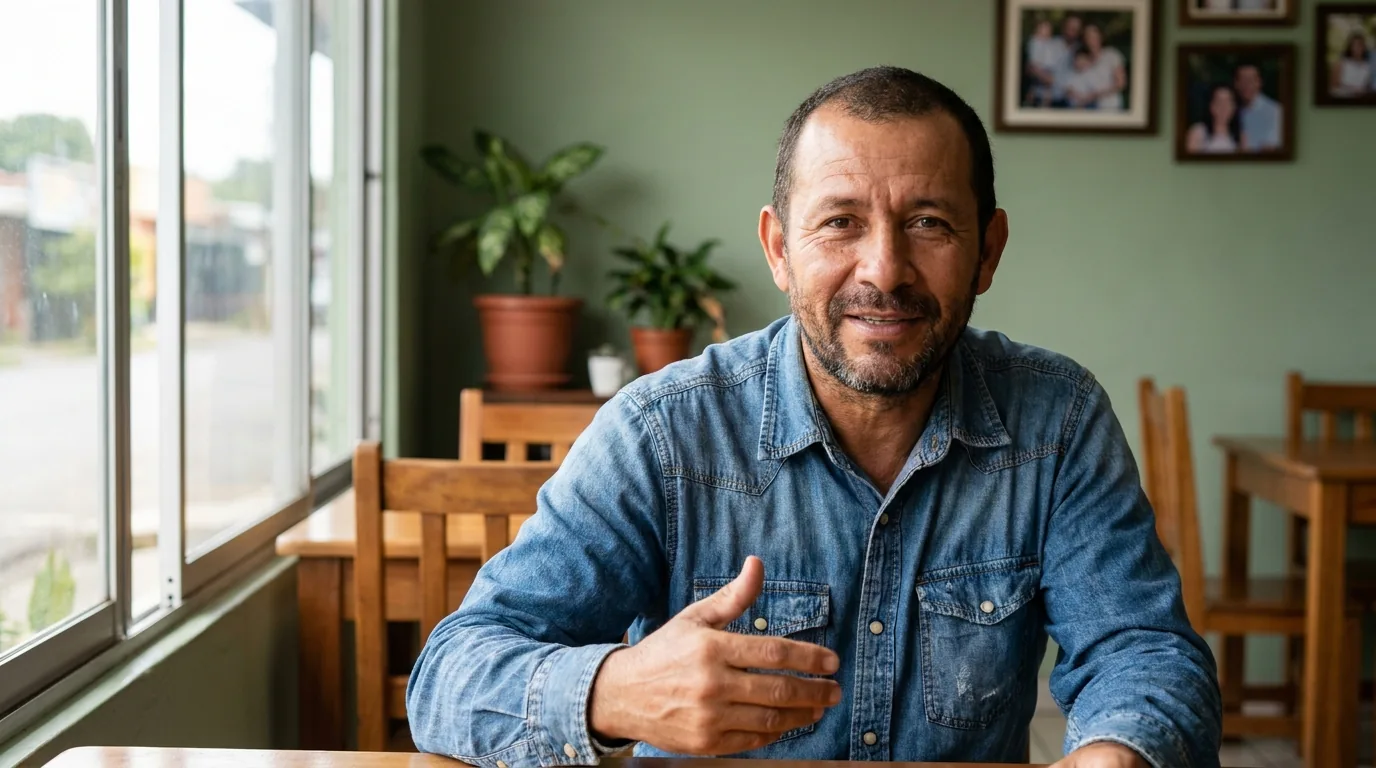 Llamada de arranque con el dueño de un negocio